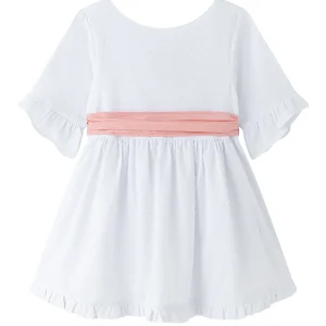 Vestido Niña Ceremonia Plumeti Doble Lazada