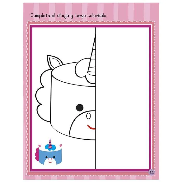 Libro De Actividades Unicornios C/stickers – Original Lexus