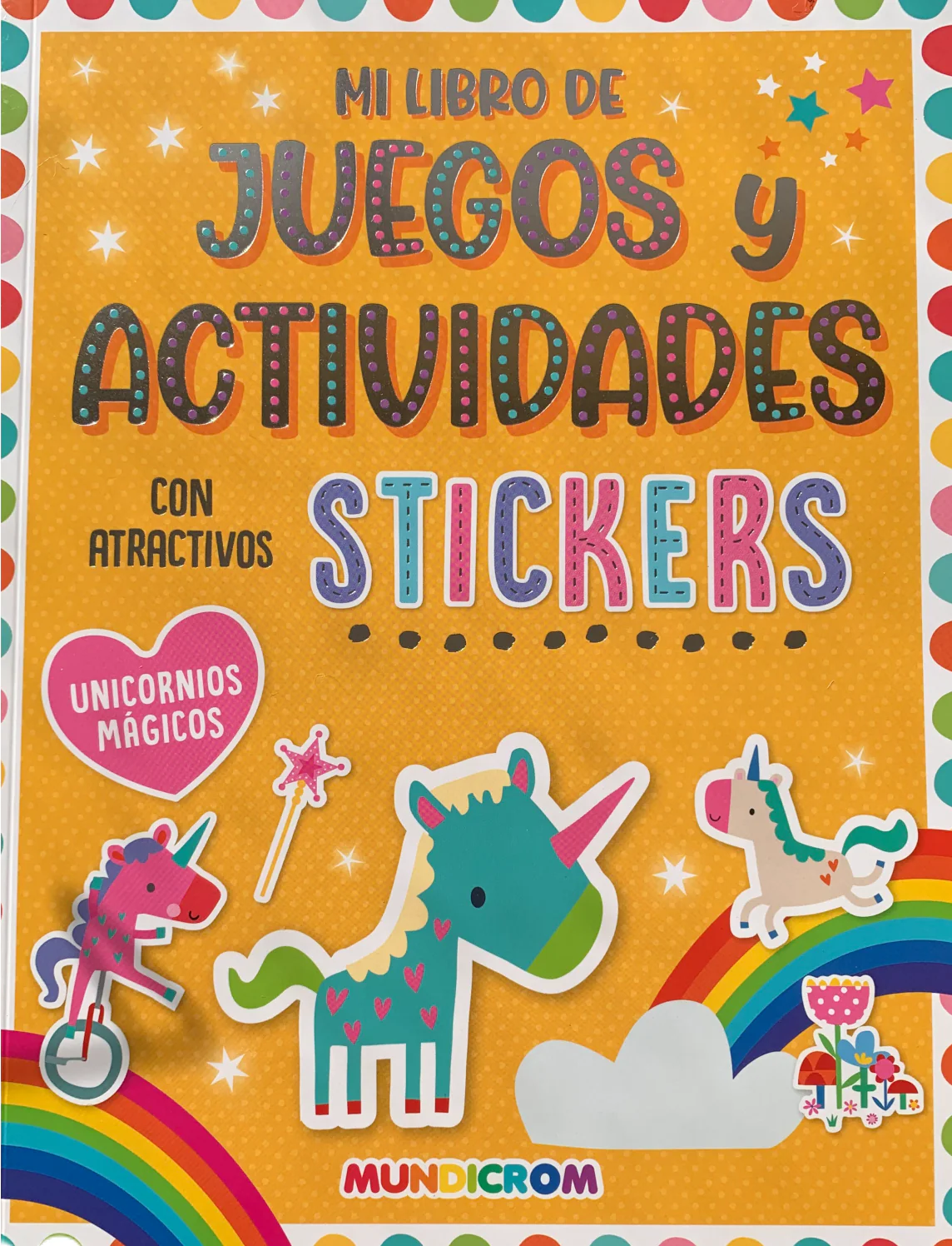 Coleccion de 3 Libros de Juegos y Actividades con stickers para niñas – Mundicrom